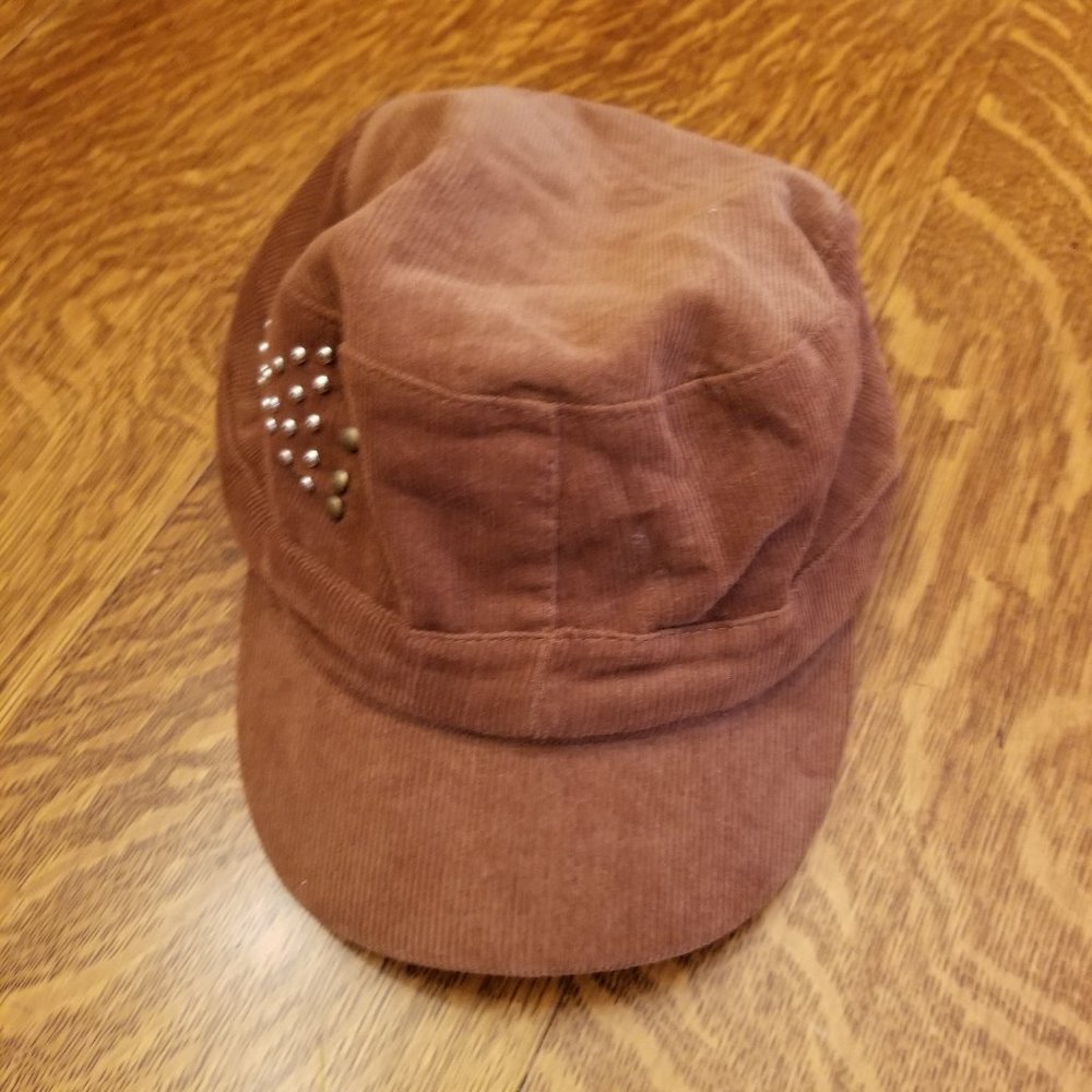 Brown Corduroy Cadet Cap